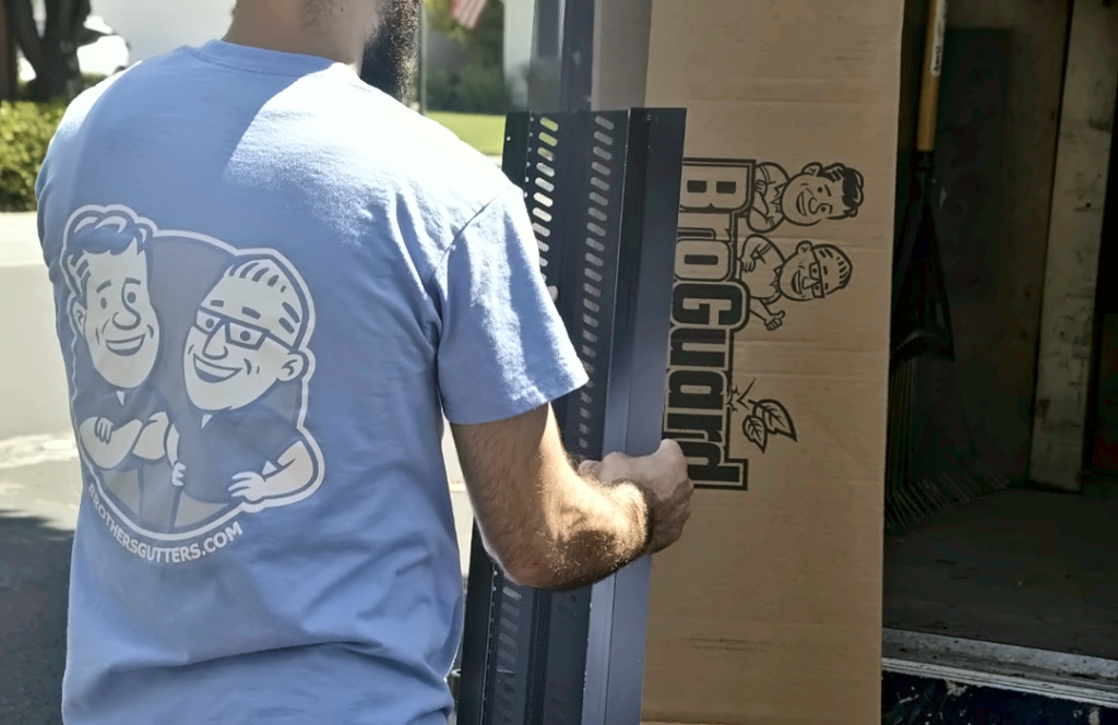 BroGuard gutter guard delivered to a San Ramon job